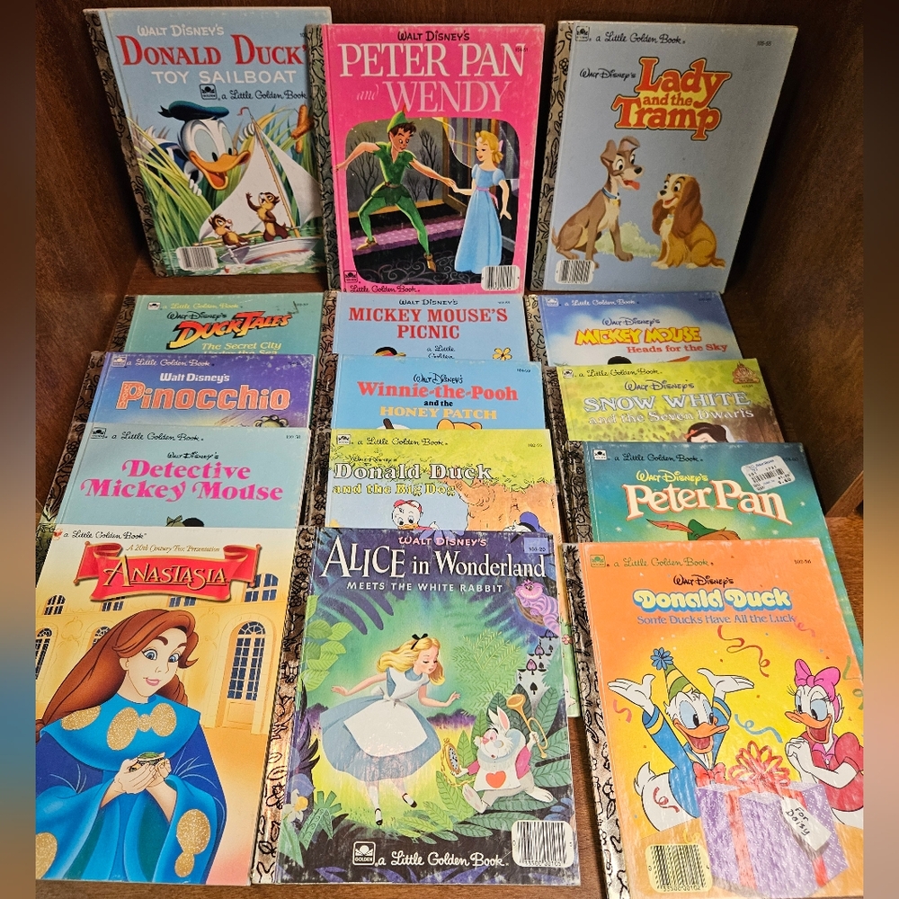 Vintage Walt Disney Little Golden Books